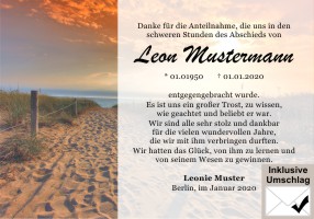 Sonnenuntergang und Sonnenaufgang. Danksagungen Trauer nach Beerdigung, Todesfall und im Trauerfall