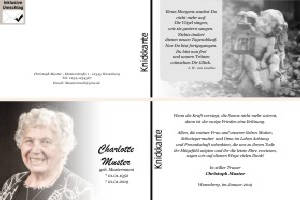 Unsere Favoriten. Persönliche Trauerdankeskarten nach Trauerfall, Beerdigung und Todesfall