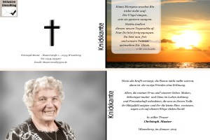 Unsere Favoriten. Persönliche Trauerdankeskarten nach Trauerfall, Beerdigung und Todesfall